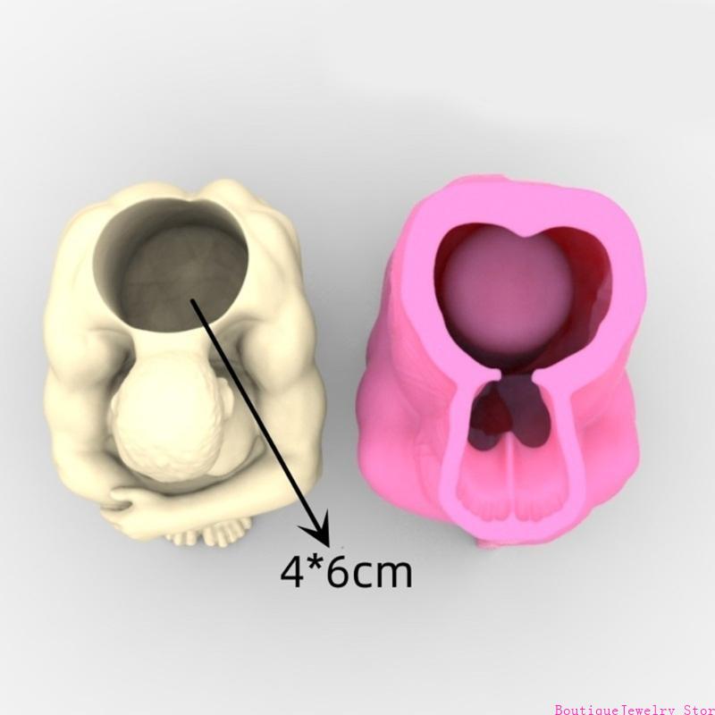 E1PE Candles Holder Resin Mold - Body Jewelry Storage recension och pris