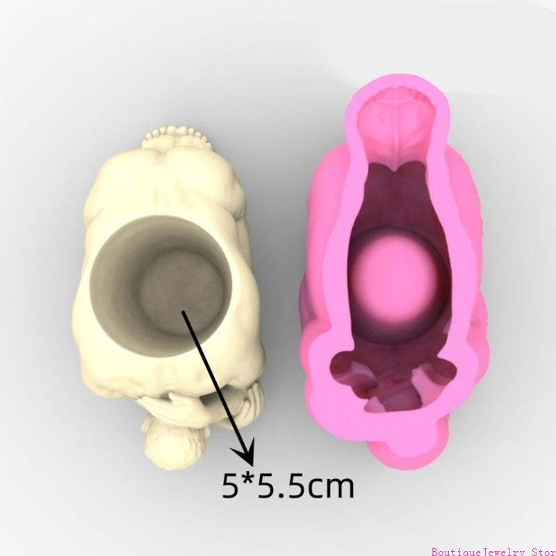 E1PE Candles Holder Resin Mold - Body Jewelry Storage recension och pris