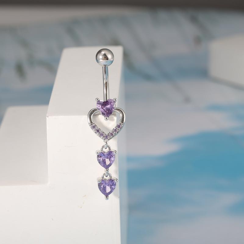 14G Stainless Steel Navel Ring - Body Jewelry Tunnels recension och pris