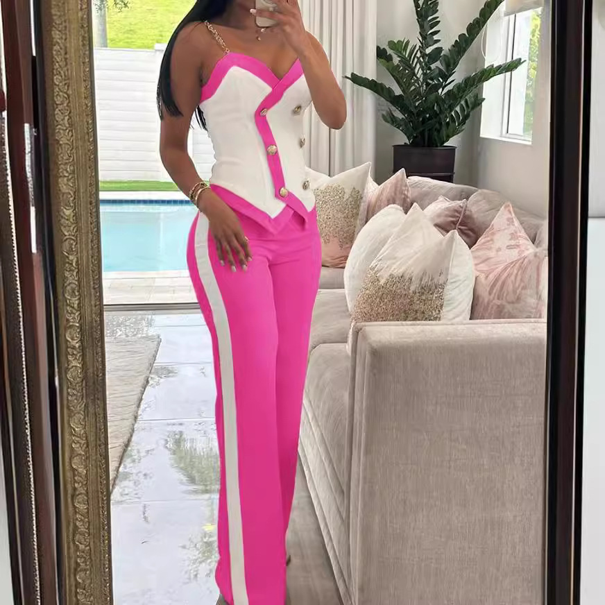 Women Side Striped Work Suit S - Body Jewelry Waist recension och pris