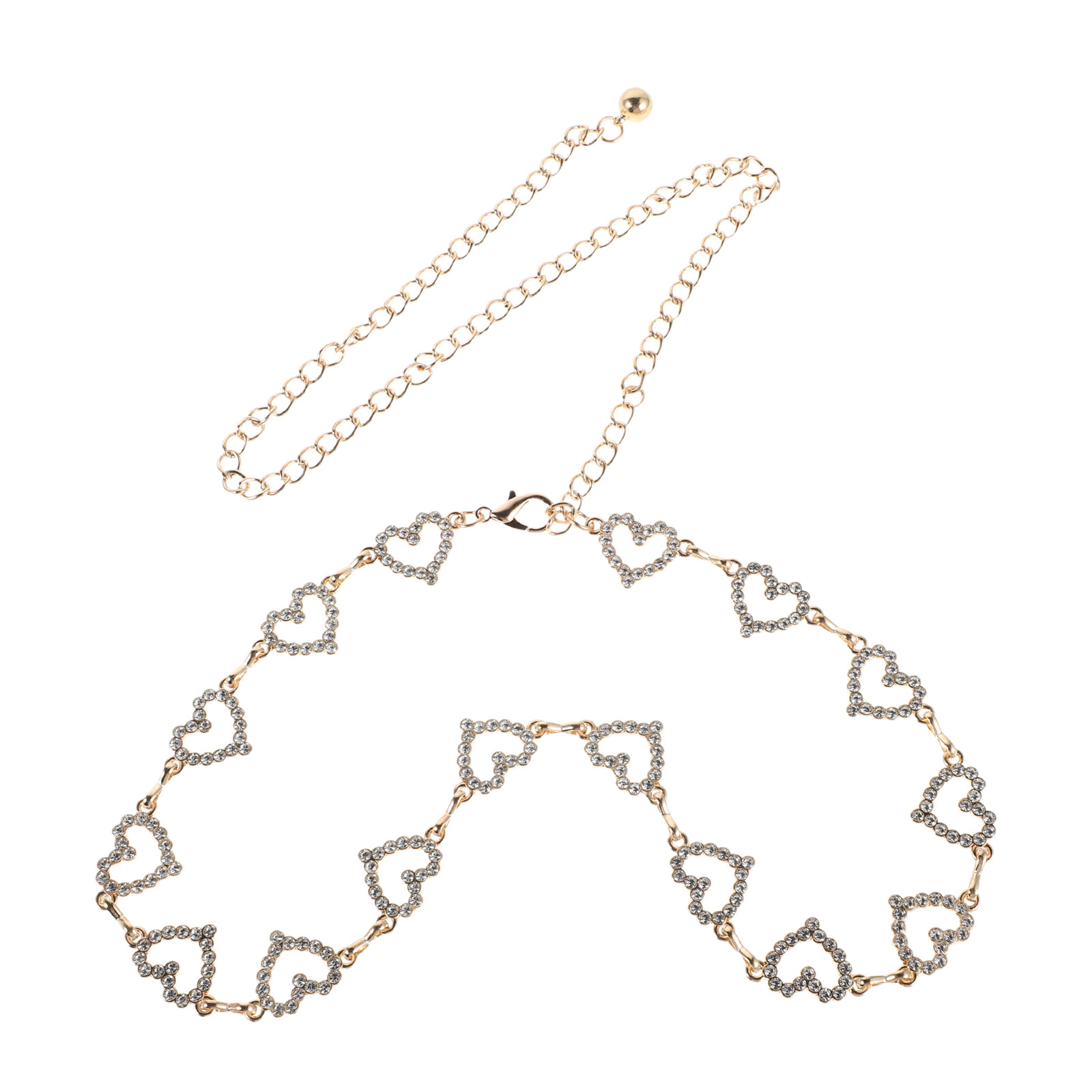 Adjustable Waist Chain Rhinest - Body Jewelry Waist recension och pris