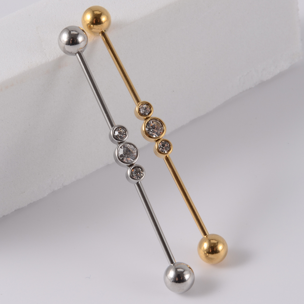 1PC Stainless Steel Industrial - Body Jewelry Industrial recension och pris