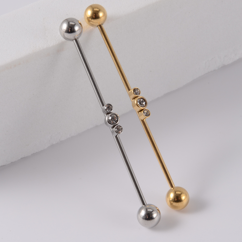 1PC Stainless Steel Industrial - Body Jewelry Industrial recension och pris