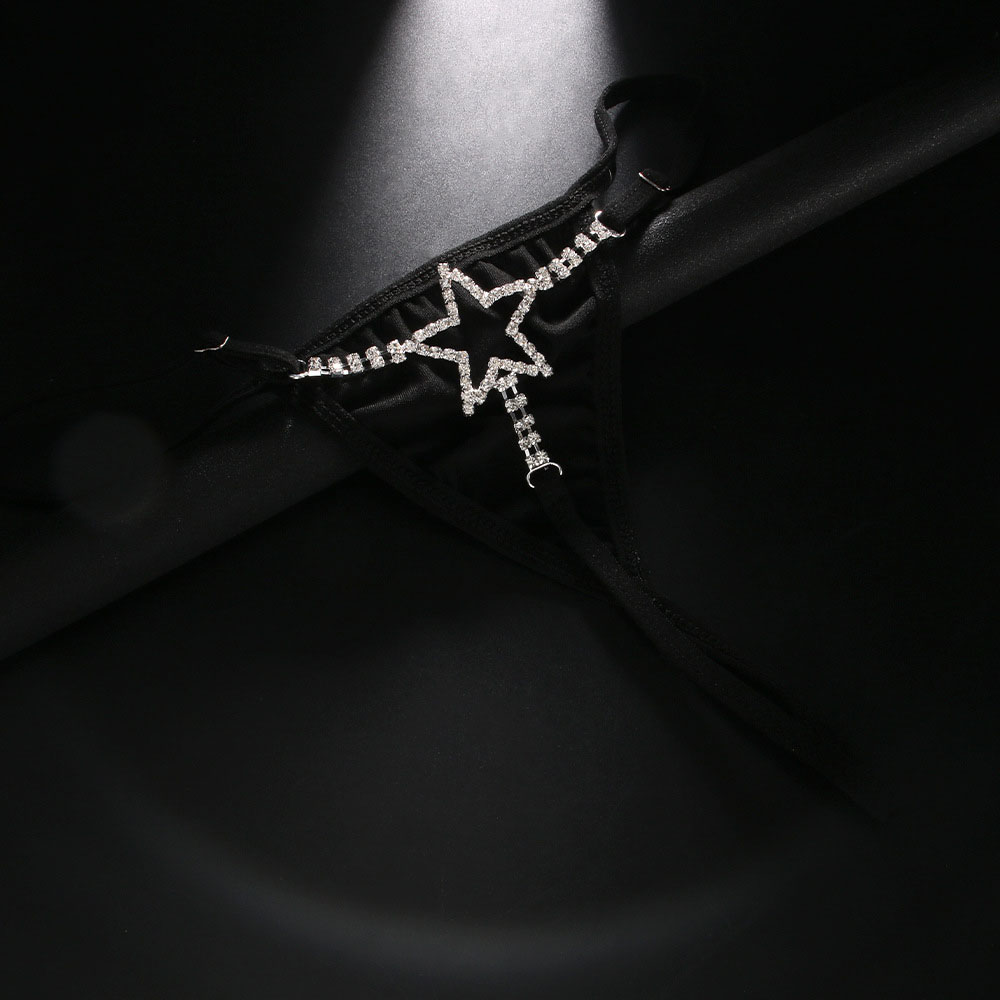 Sexy Crystal Star Waist Thong  - Body Jewelry Waist recension och pris
