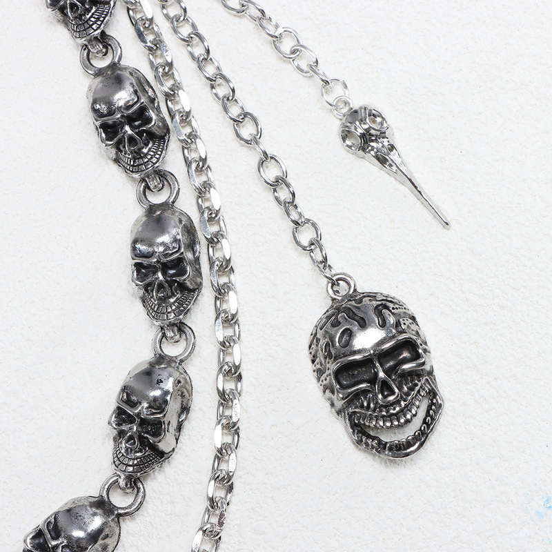 Multi‑Layer Skull Bead Pants C - Body Jewelry Waist recension och pris