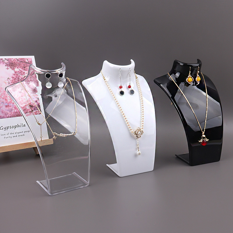 Plastic Mannequin Necklace Dis - Body Jewelry Display Ideas recension och pris