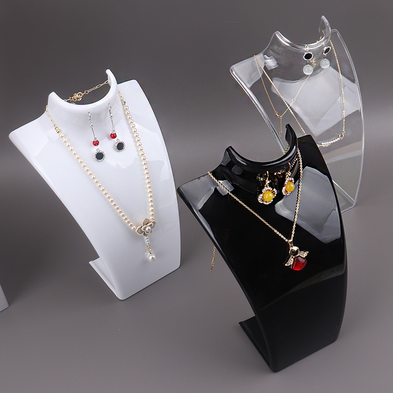 Plastic Mannequin Necklace Dis - Body Jewelry Display Ideas recension och pris
