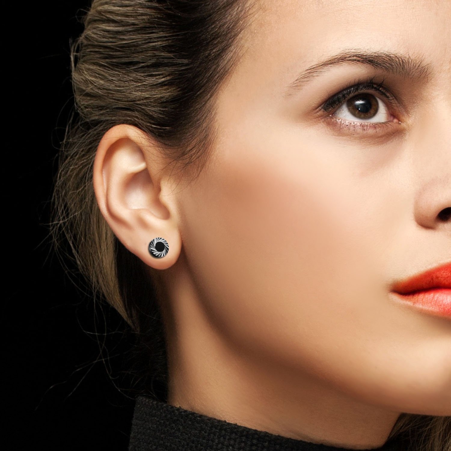 2Pcs/6Pcs Black Stainless Stee - Body Jewelry Tunnels recension och pris