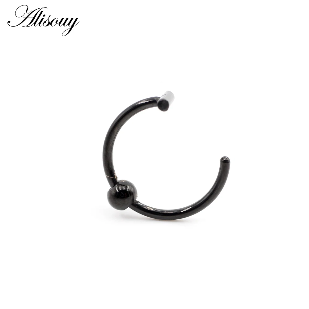 1 Piece Stainless Steel Nose R - Body Jewelry Metal Types recension och pris