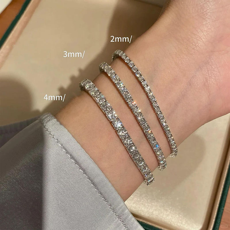 2.5mm 3mm 4mm Lab Created Diam - Body Jewelry Vch recension och pris