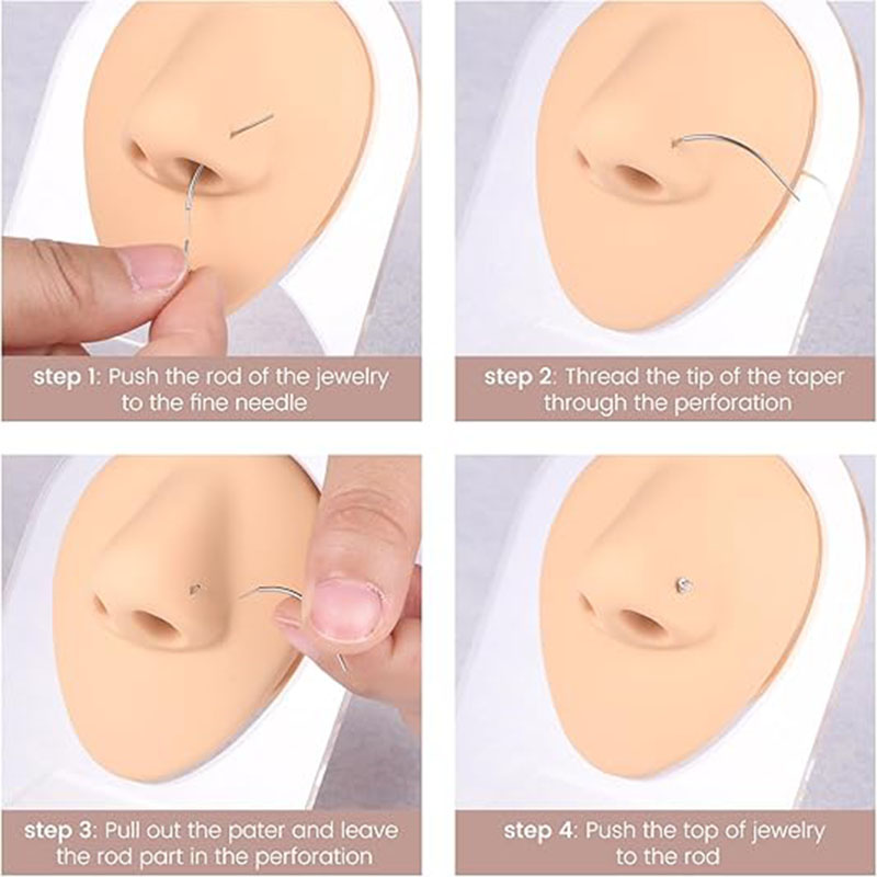 10 Pcs ASTM F136 Titanium Pier - Body Jewelry Metal Types recension och pris