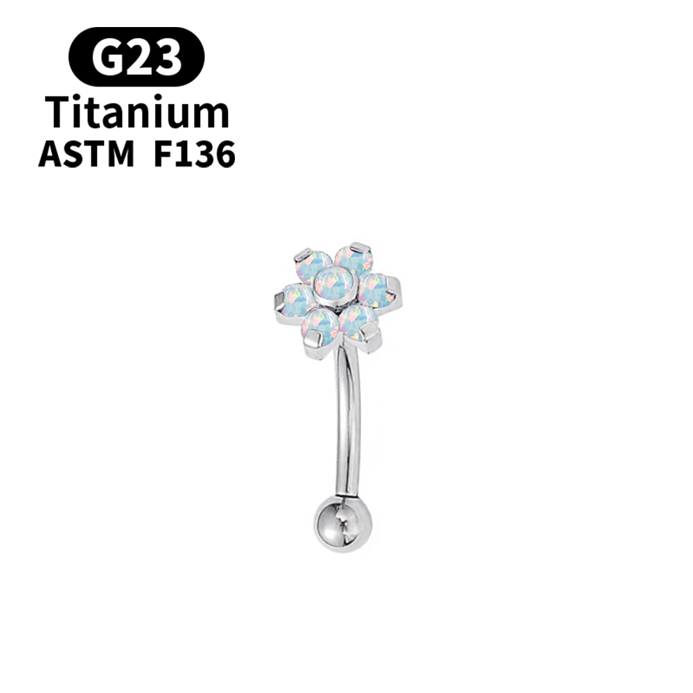 16G Romantic Belly Button Ring - Body Jewelry Metal Types recension och pris