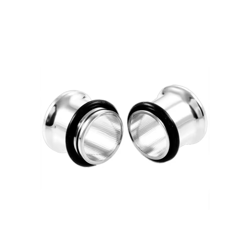 1Pair Stainless Steel Ear Plug - Body Jewelry Tunnels recension och pris