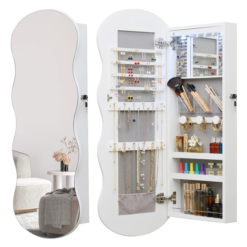 European simple, wooden full-b - Body Jewelry Storage recension och pris