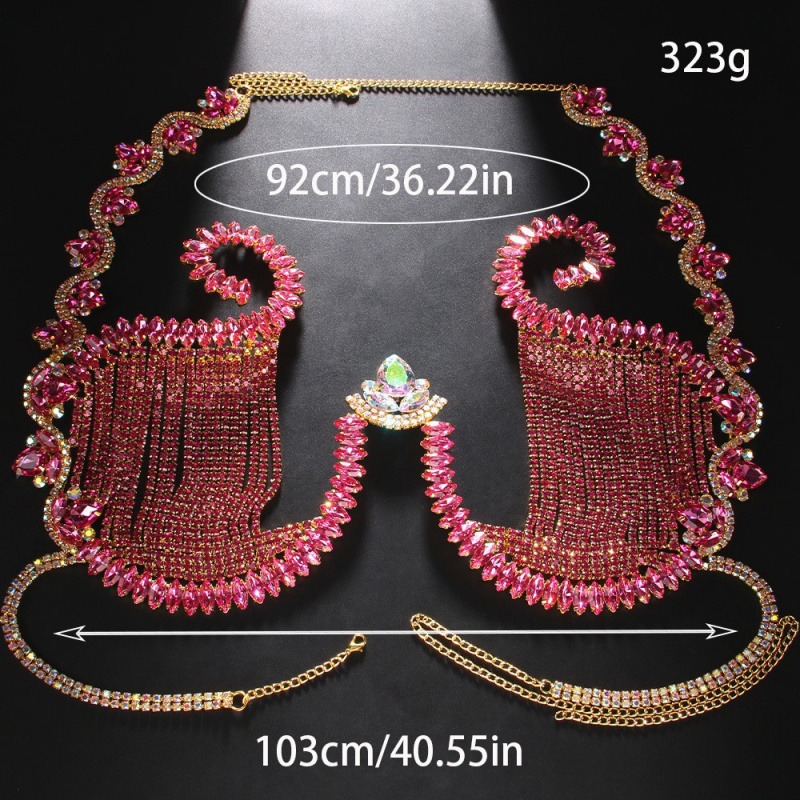 Women Body Chest Chain Sexy To - Body Jewelry Metal Types recension och pris