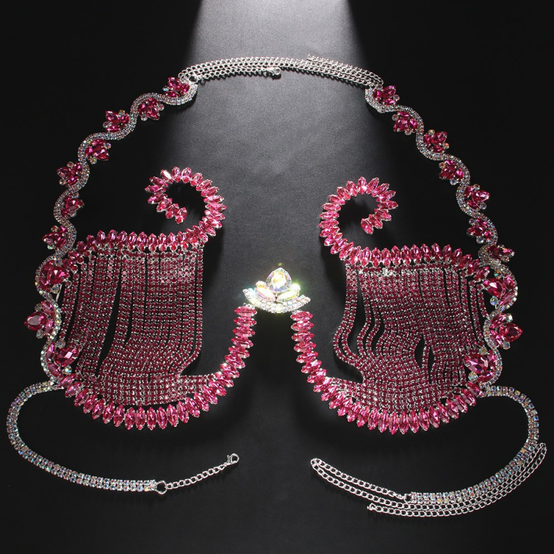 Women Body Chest Chain Sexy To - Body Jewelry Metal Types recension och pris