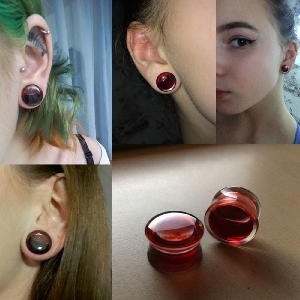 Double Saddle Ear Plug Jewelry - Body Jewelry Tunnels recension och pris