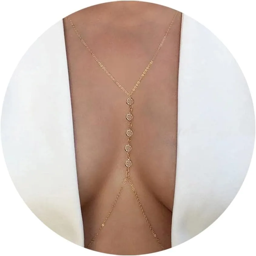 Summer Beach Crystal Belly Wai - Body Jewelry Waist recension och pris