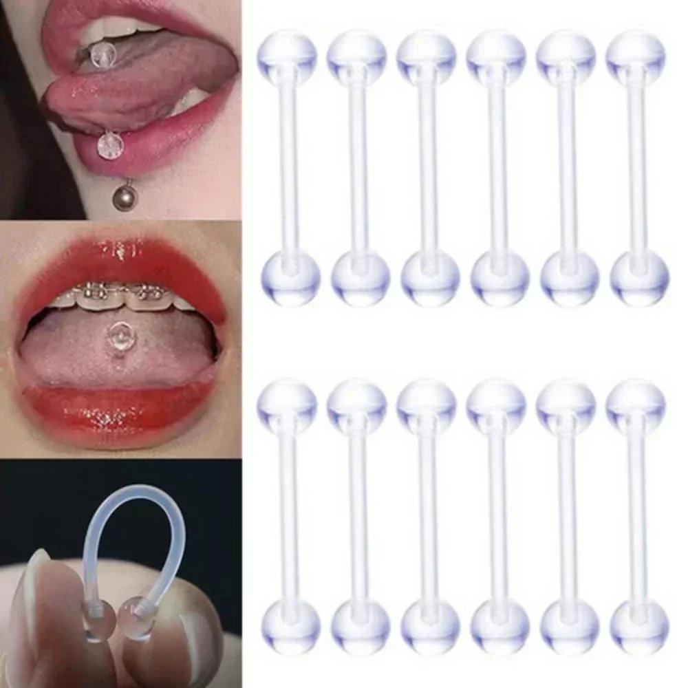 5/10/20PCS Multi Bar Length Ac - Body Jewelry Industrial recension och pris