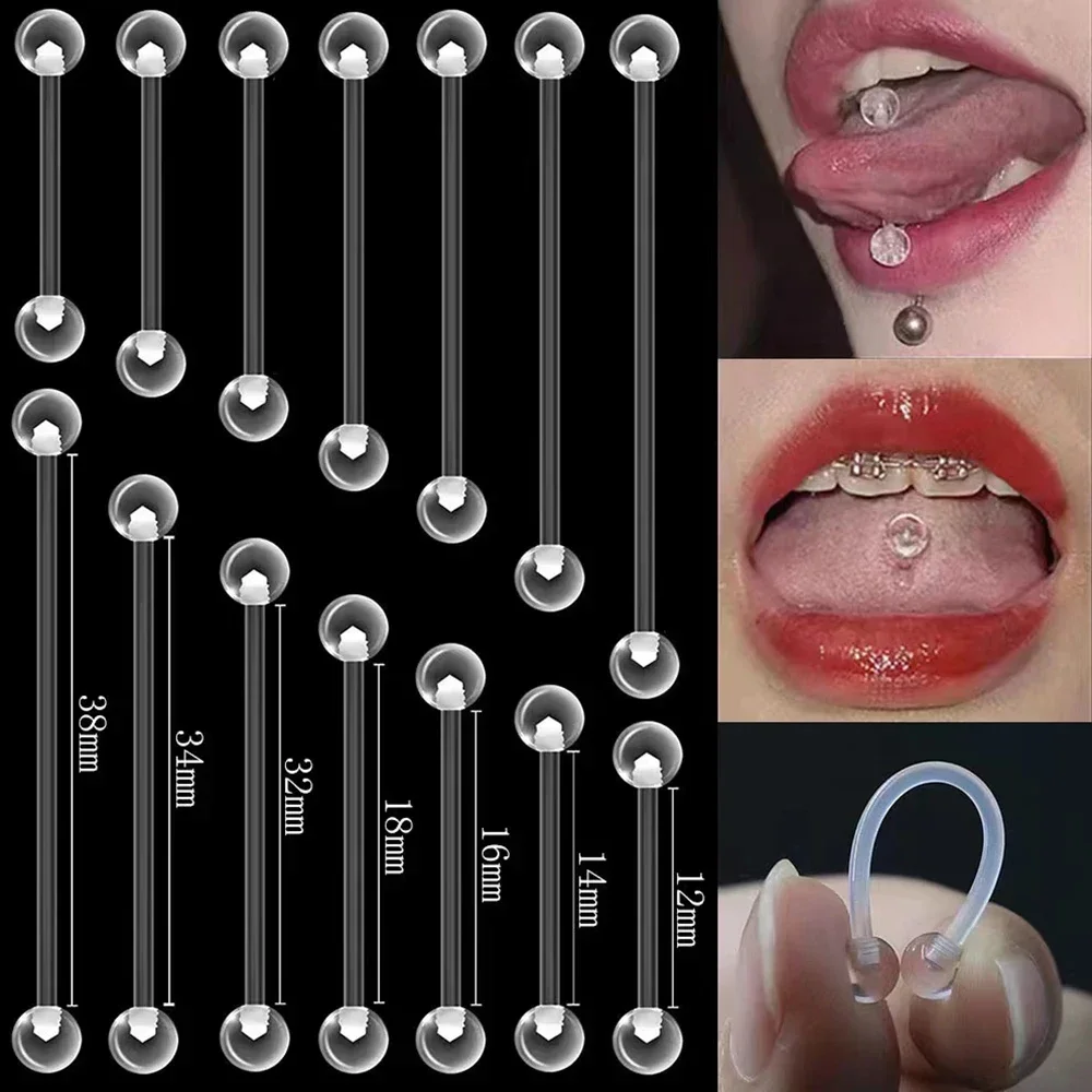 5/10/20PCS Multi Bar Length Ac - Body Jewelry Industrial recension och pris