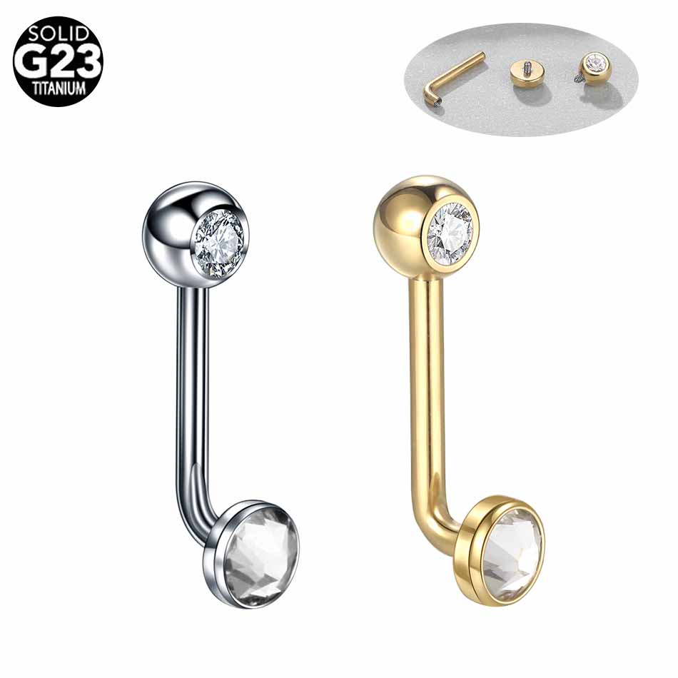 1PC G23 Titanium Christina Ver - Body Jewelry Vch recension och pris