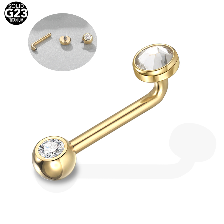 1PC G23 Titanium Christina Ver - Body Jewelry Vch recension och pris