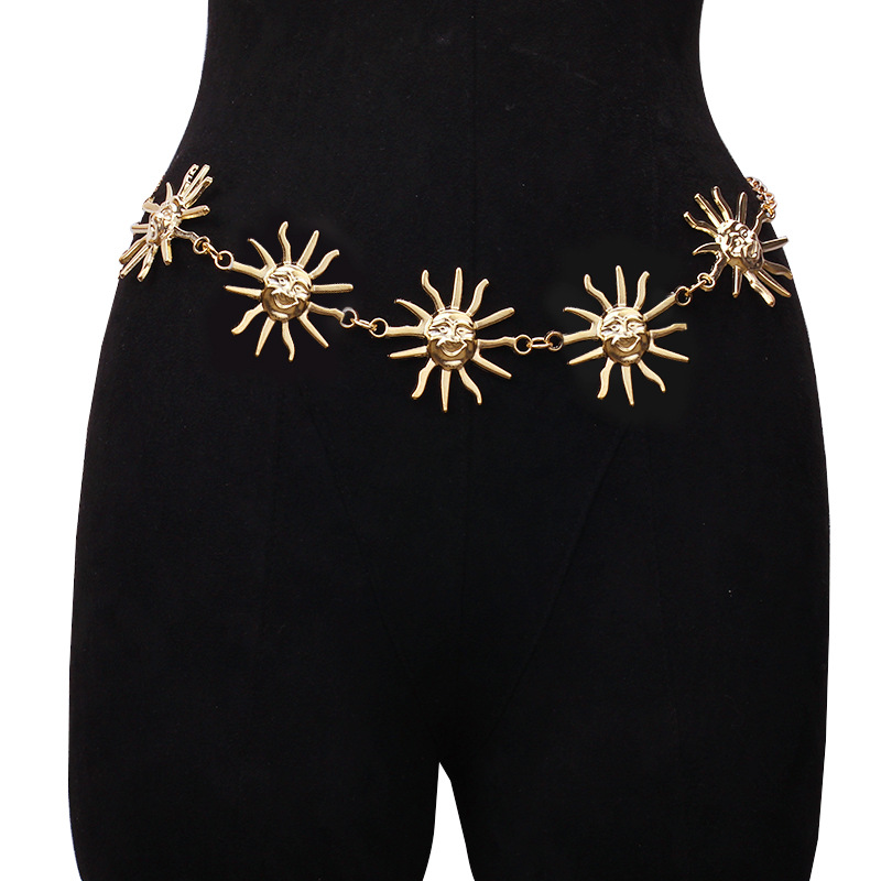 Chunky Multilayer Punk Gothic  - Body Jewelry Waist recension och pris
