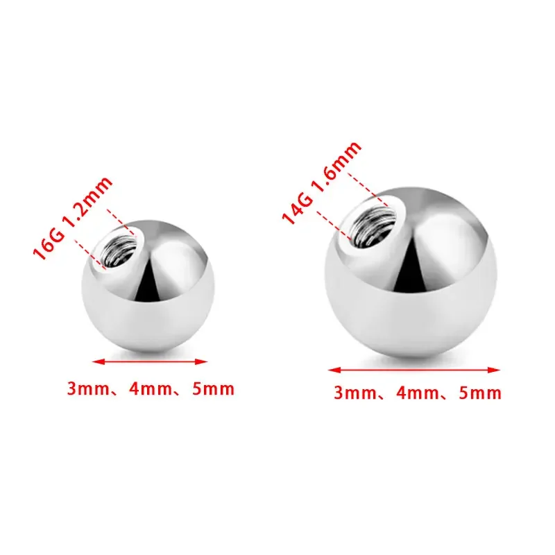 10pcs G23 Titanium Externally  - Body Jewelry Industrial recension och pris