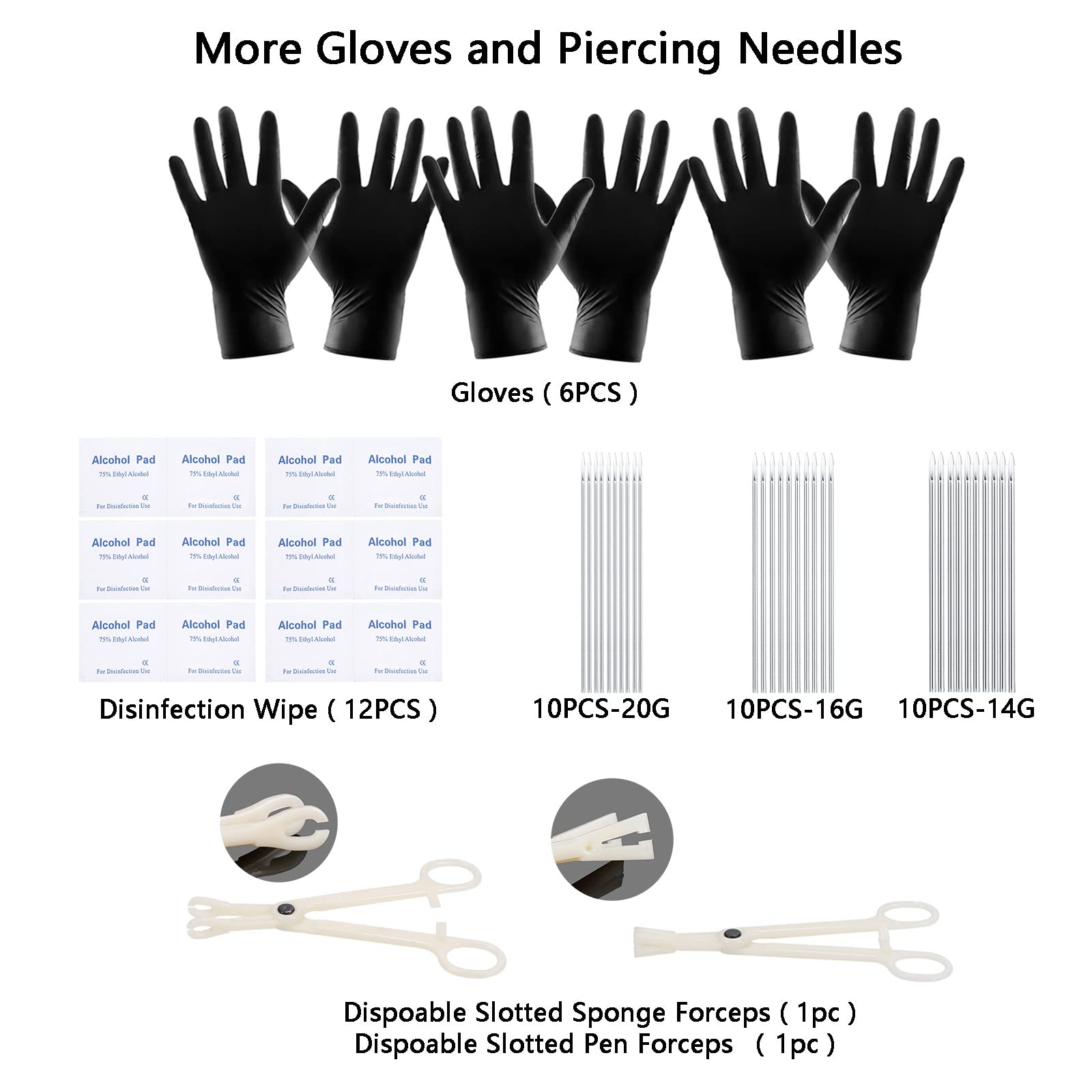 Body Piercing Surgical Steel 1 - Flat Back Labret Stud recension och pris