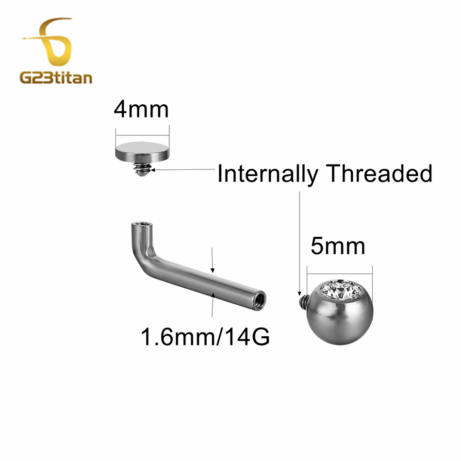1PC Titanium Pussy Piercing Ch - Body Jewelry Vch recension och pris