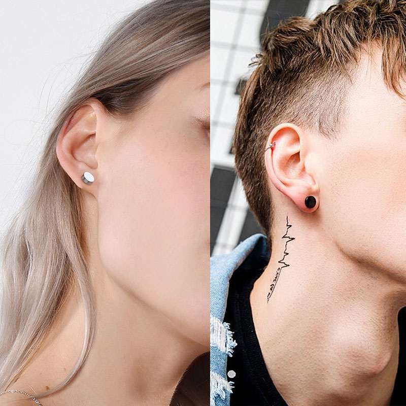 1 Pair/6 Pairs Stainless Steel - Body Jewelry Tunnels recension och pris