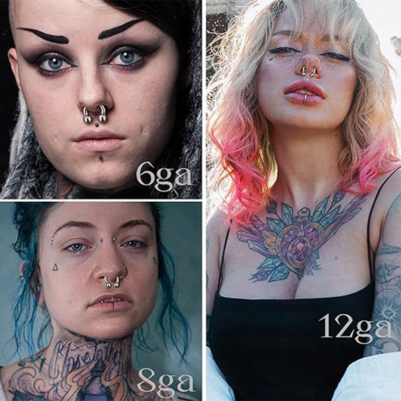 1PC 18G-00G Large Gauge Stainl - Body Jewelry Gauges recension och pris