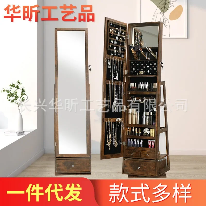 Rotating Full Body Floor Mirro - Body Jewelry Storage recension och pris