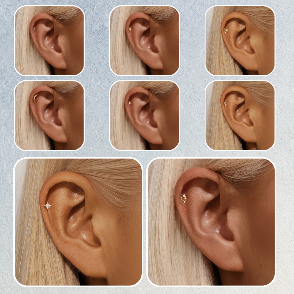 Canner 925 Sterling Silver Hel - Tragus Flat Back recension och pris