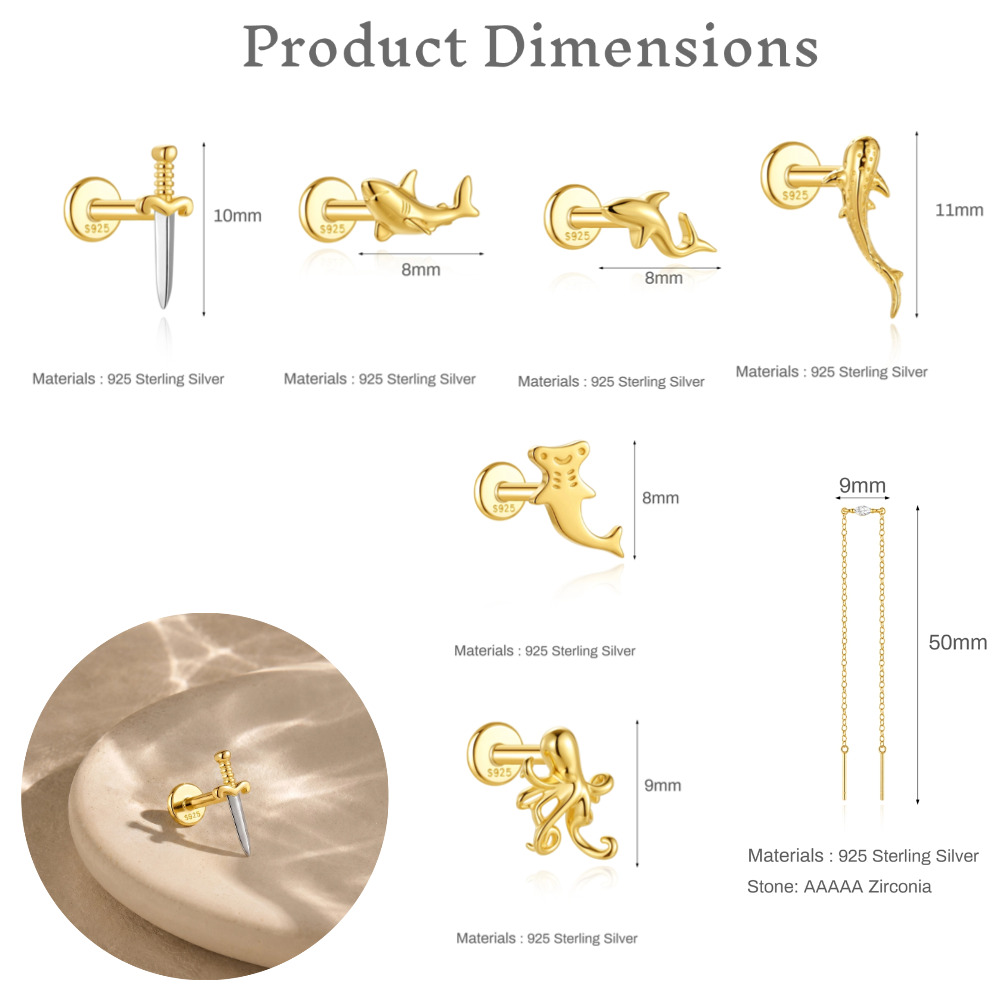 Canner 925 Sterling Silver Hel - Tragus Flat Back recension och pris