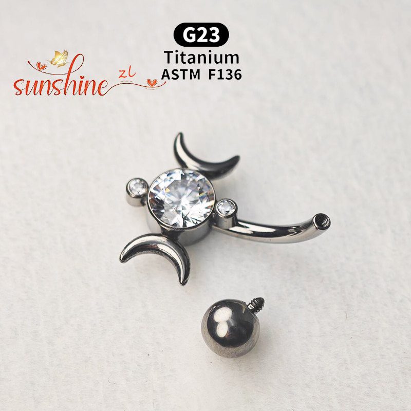 1PCS G23 Titanium VCH Piercing - Body Jewelry Vch recension och pris