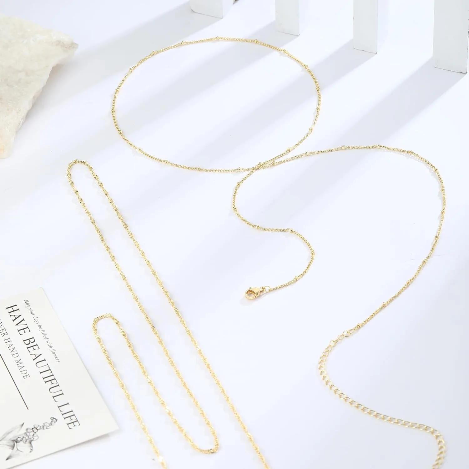 14k Gold Plated 26-33Inch Adju - Body Jewelry Waist recension och pris