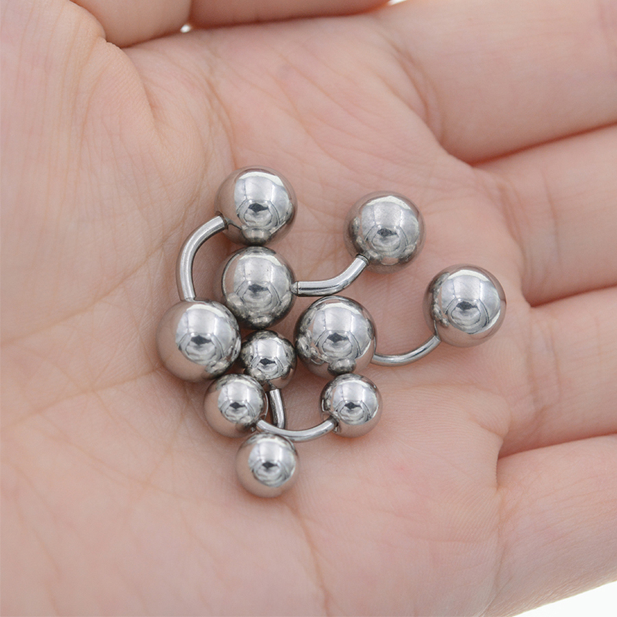 1Pc 316L Surgical Steel Curved - Body Jewelry Vch recension och pris