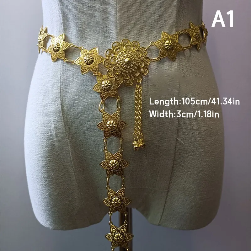 1PC Metal Thailand Waist Chain - Body Jewelry Waist recension och pris