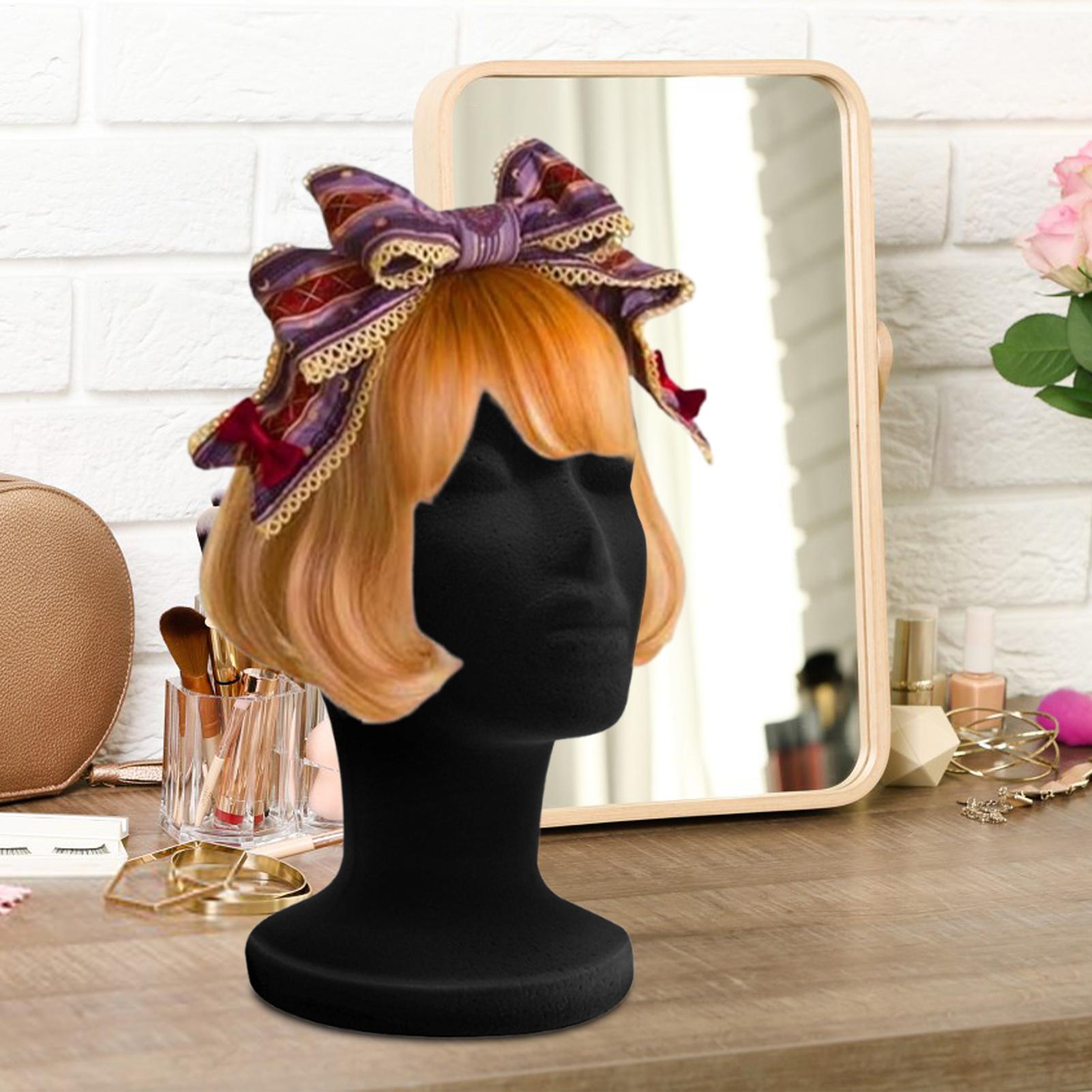 Black Mannequin Head Foam Velv - Body Jewelry Display Ideas recension och pris