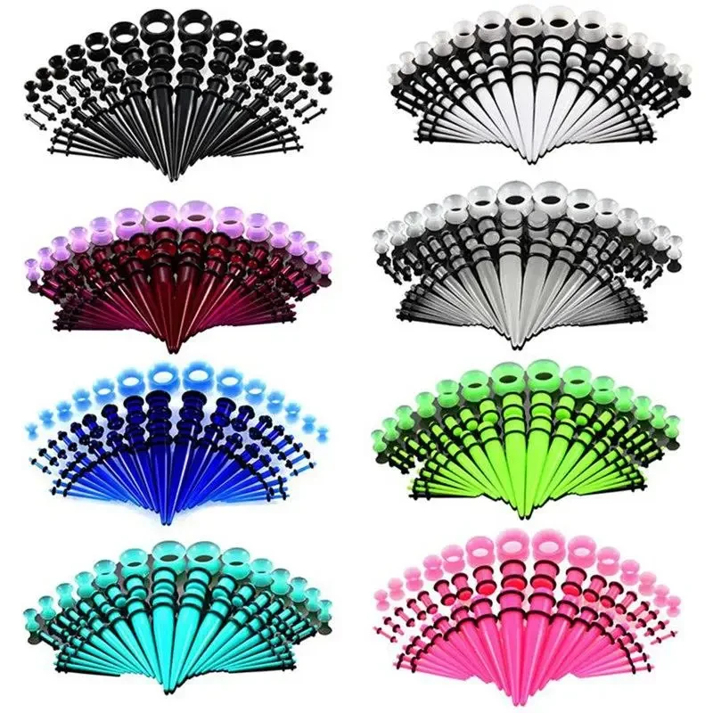 36/50pcs/Set Acrylic Ear Pierc - Body Jewelry Tunnels recension och pris