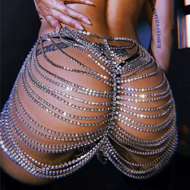 1pcSexy Fashionable Rhinestone - Body Jewelry Tunnels recension och pris